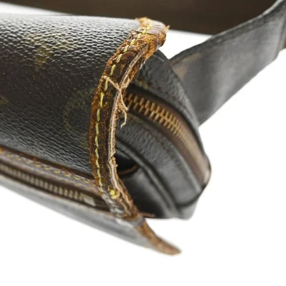 LOUIS VUITTON Bum Bag Bosphore Waist Pouch Monogram Leather Brown